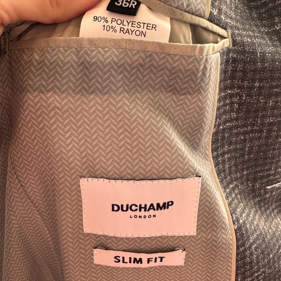 DUCHAMP CROSSHATCH PLAID KNIT SPORTCOAT Men’s NWT 36R